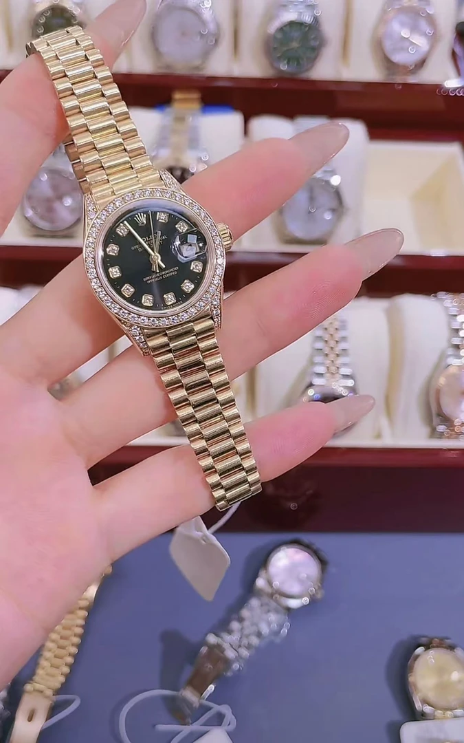 99新 Rolex/劳力士 小橘79158/26mm/自动机械/原钻翻写/单表