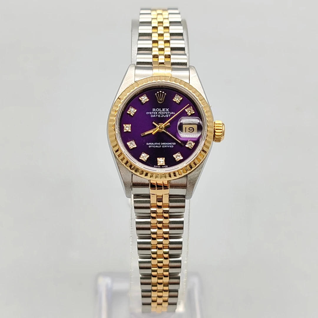 99新 Rolex/劳力士 小橘/69173/26mm/自动机械腕表/原钻翻写/单表