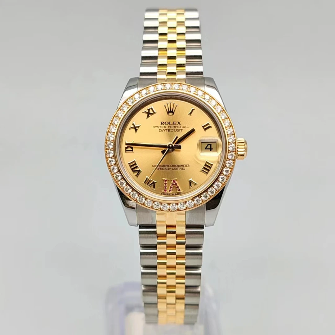 99新 Rolex/劳力士 小橘/178383/31mm/自动机械/原钻/单表