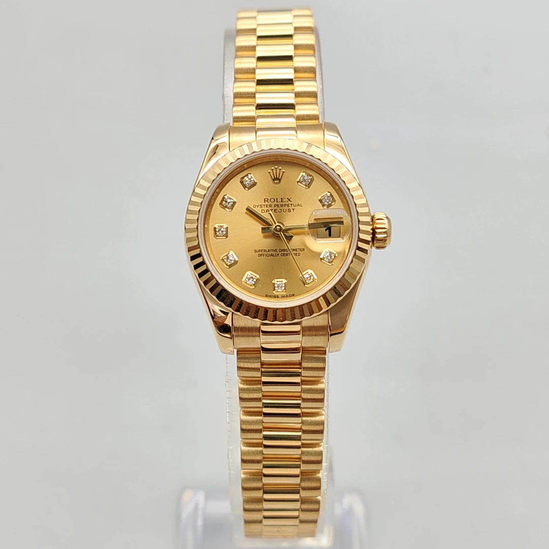 99新 Rolex/劳力士 拆单小橘/179178/26mm/自动机械/原钻/单表