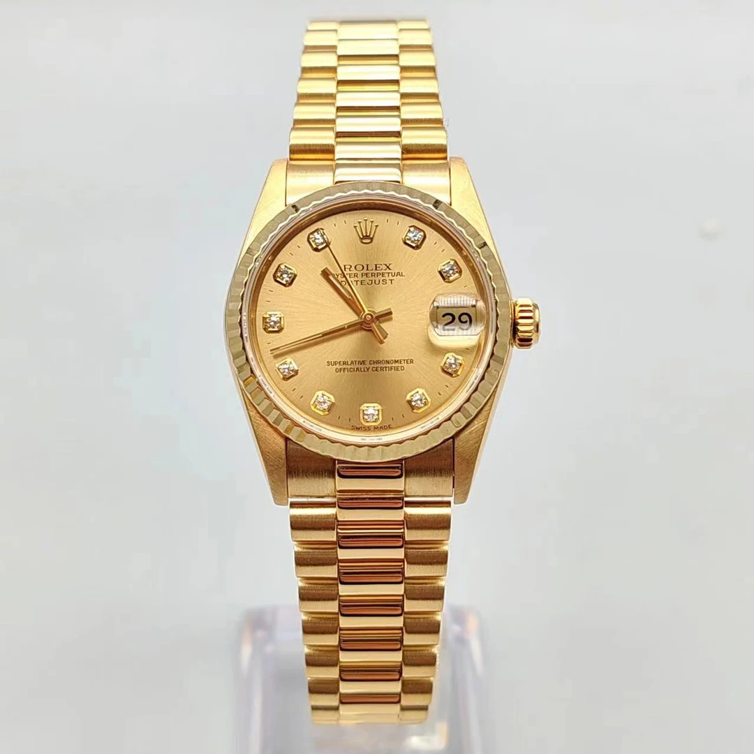 99新 Rolex/劳力士 小橘/68278/31mm/原钻/自动机械/单表/99拆单