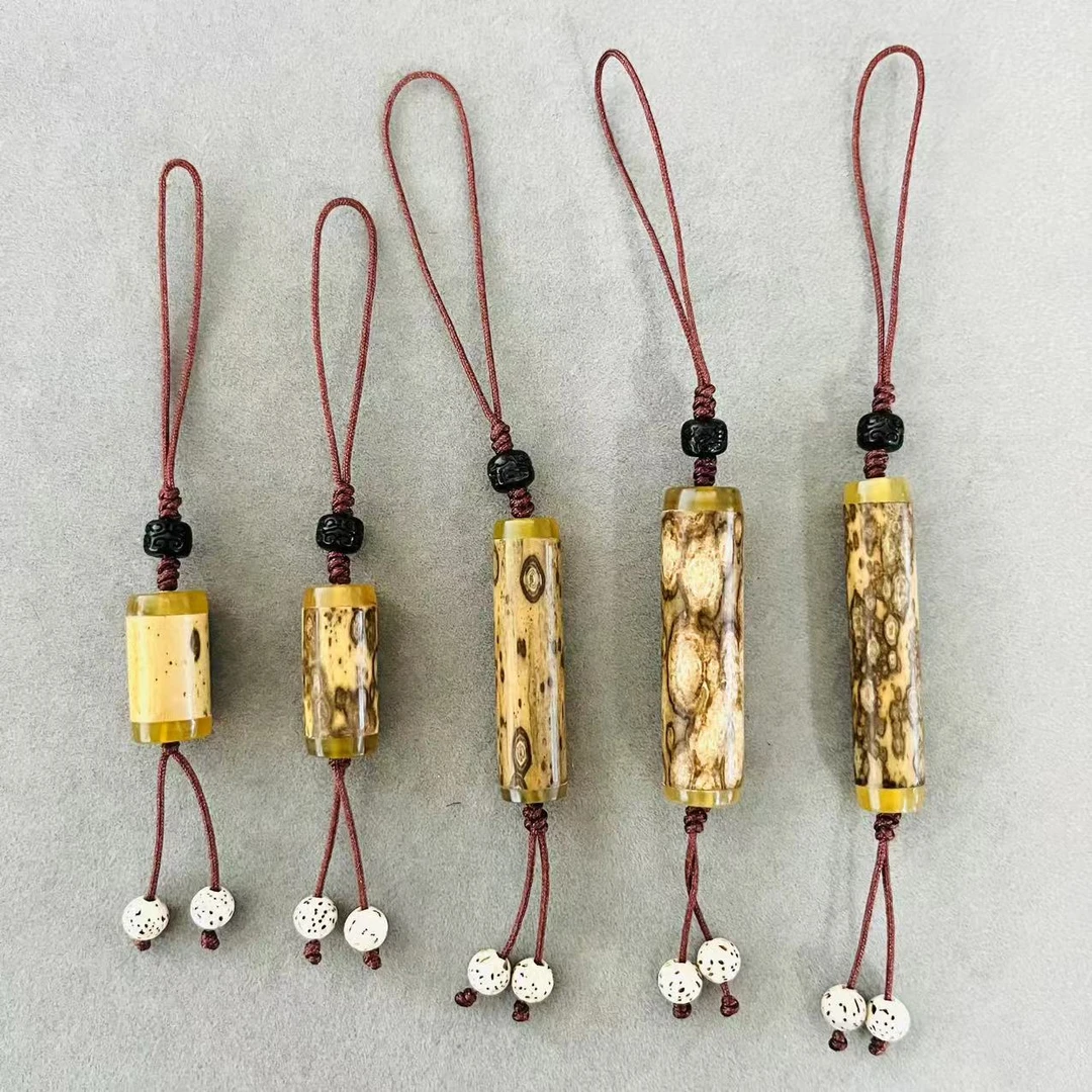 梅鹿竹手工制作饰品挂件手机钥匙挂件竹随机发货一个