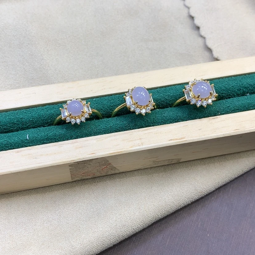 【闪购商品】翡翠颈饰银S925镀金镶嵌多样性发货