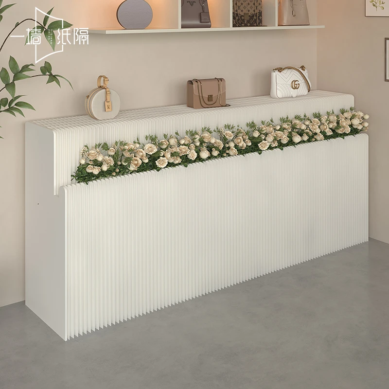 商用展览品长陈列展示架办公室装饰可置物展台商品陈列柜