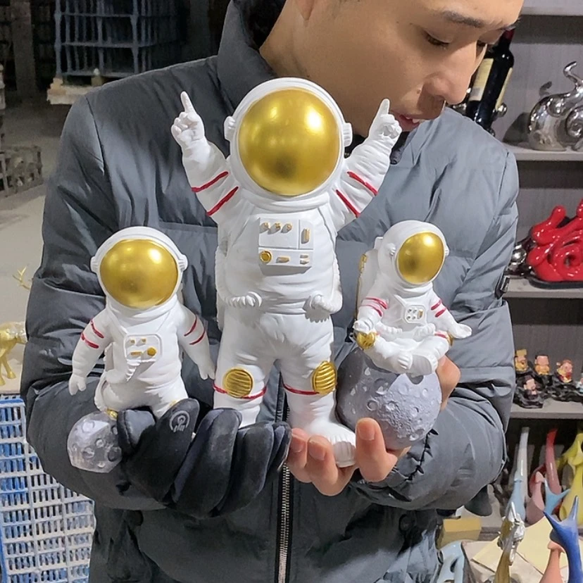 【闪购商品】密胺摆件宇航员三件套