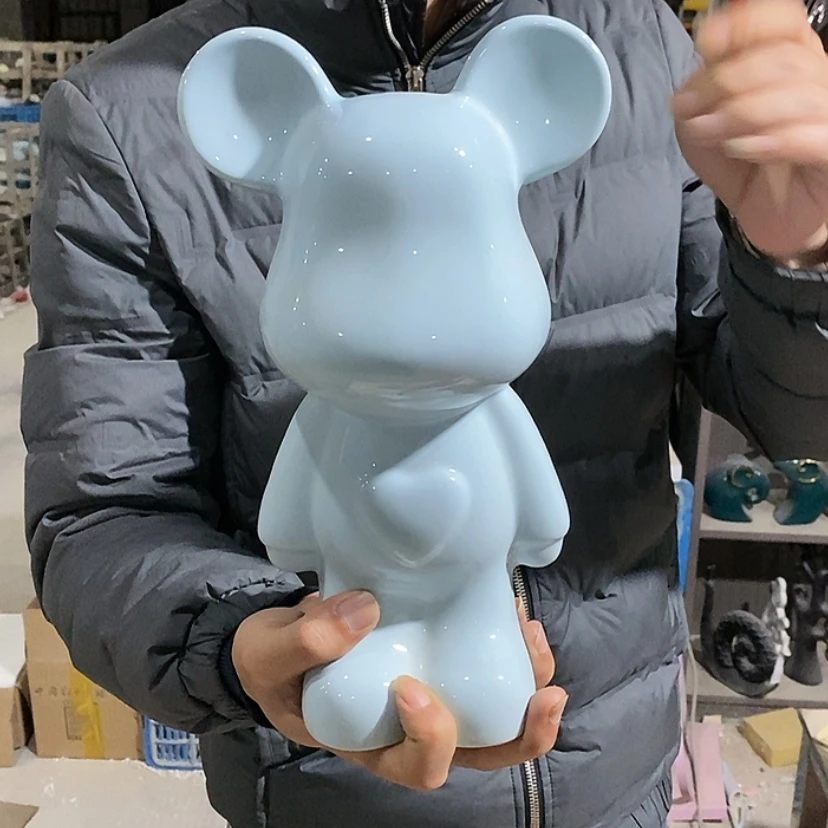 【闪购商品】摆件蓝色爱心熊