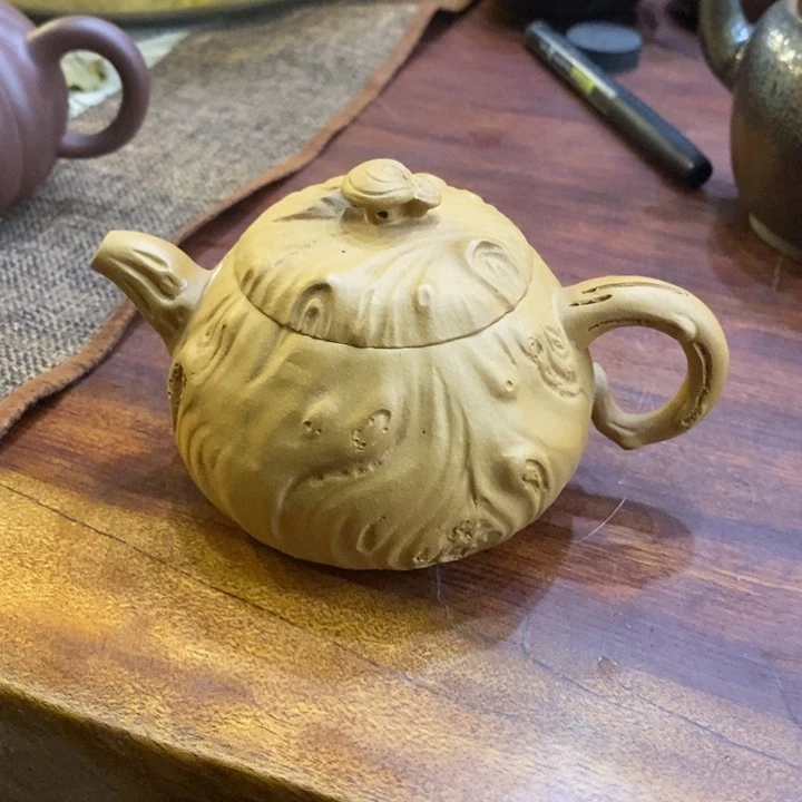紫砂茶壶供春260cc原矿黄金老段