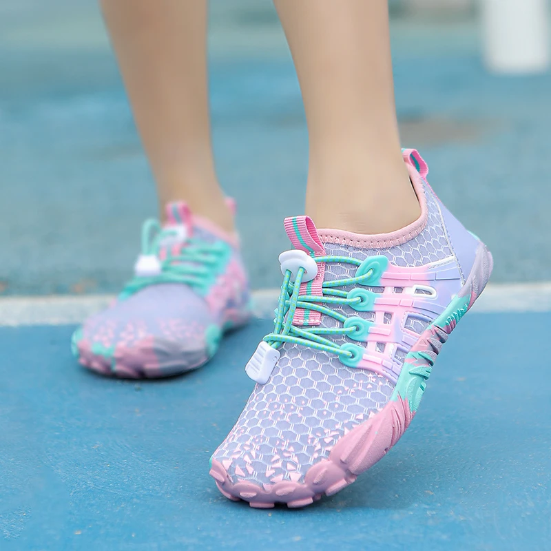 迈卡侬综合训练鞋儿童跳绳鞋女童防滑攀岩鞋小学生室内健身运动鞋