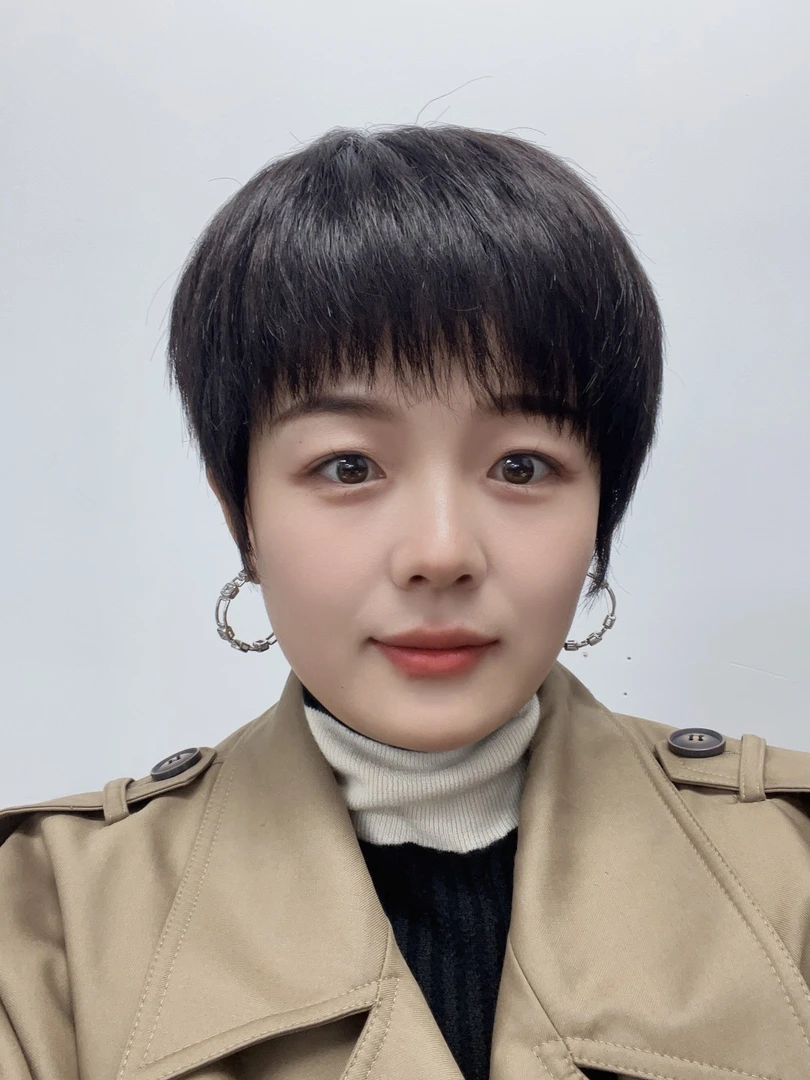 粉丝福利款时尚自然短发全真发