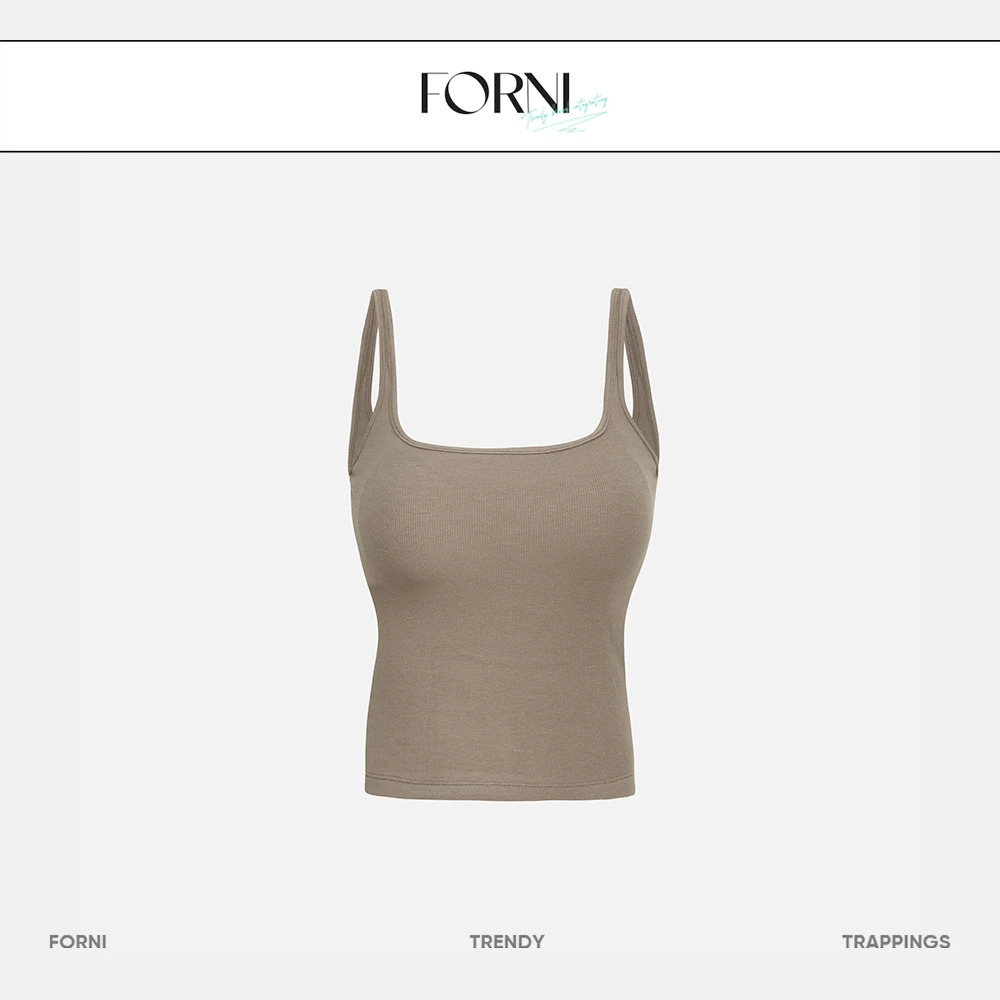 FORNI 真心不透  多色背心休闲百搭女士时尚ins简约设计师
