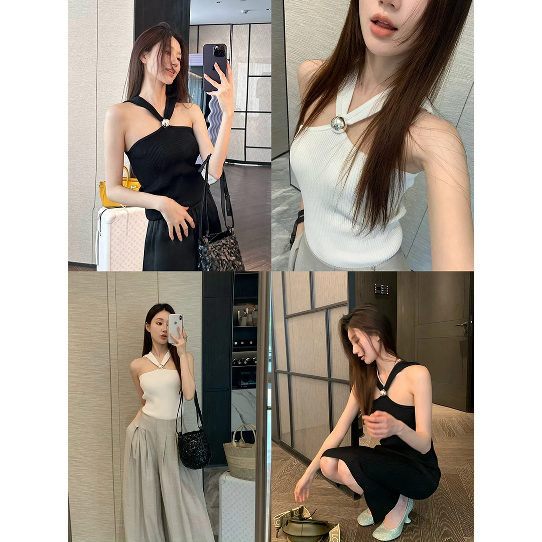 FORNI x YOYO Senorita 交叉针织吊带时尚气质大牌高阶性感显瘦款