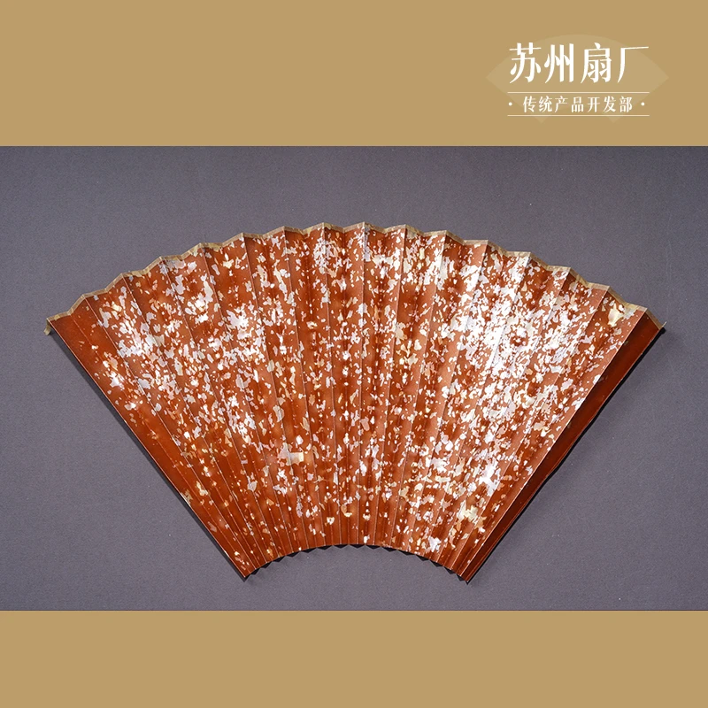 苏州扇厂洒金银泥金真金真银传统技艺苏工扇面宣纸薄面