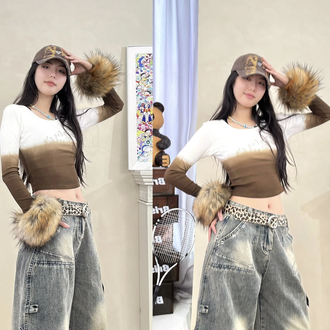 毛毛护腕毛毛袖套袖口手腕套