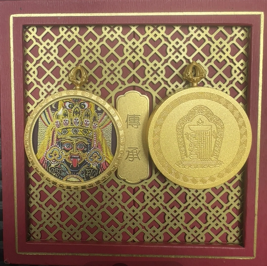 高品质扎基本尊 3.5圆唐卡 热供 画风 藏式 风格 随身携带 唐卡