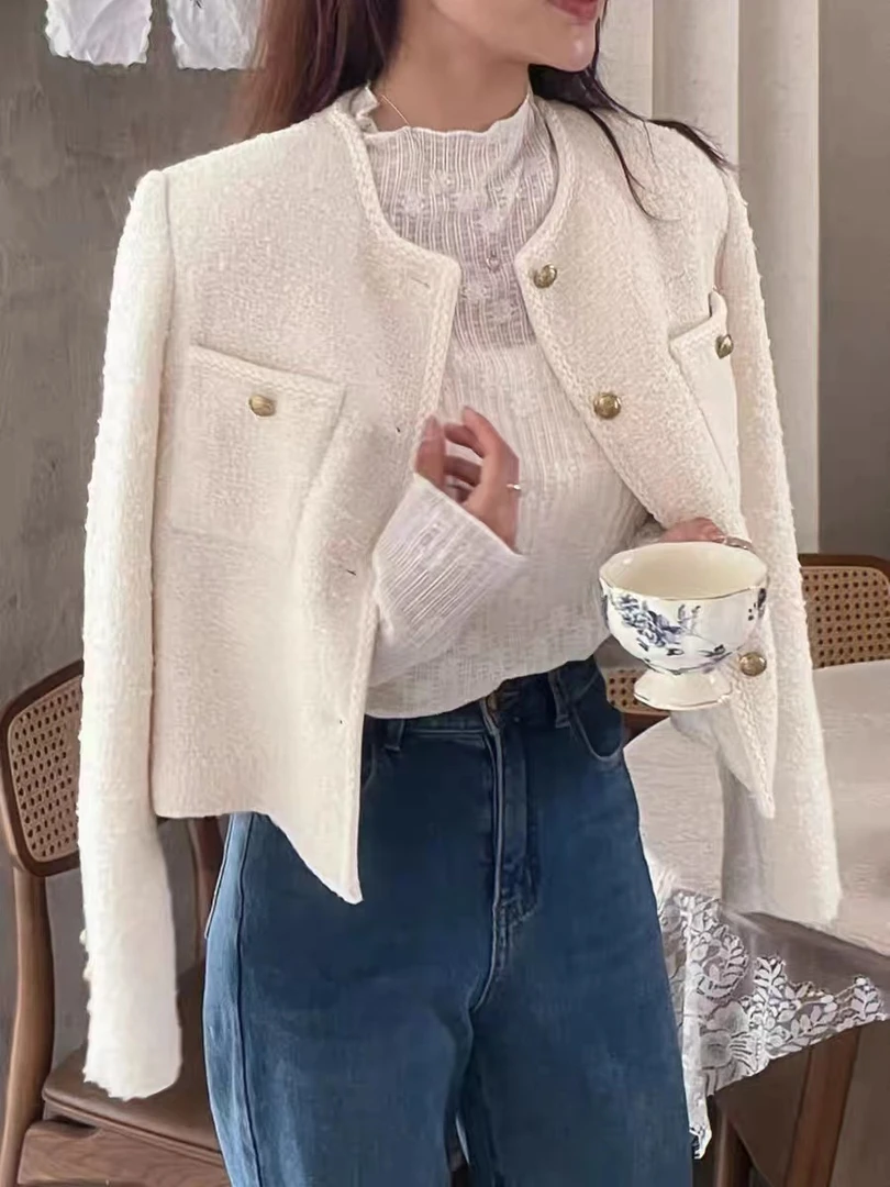 万能韩国原单白色女装百搭外套上衣衬衫秋季宽松时尚气质名媛