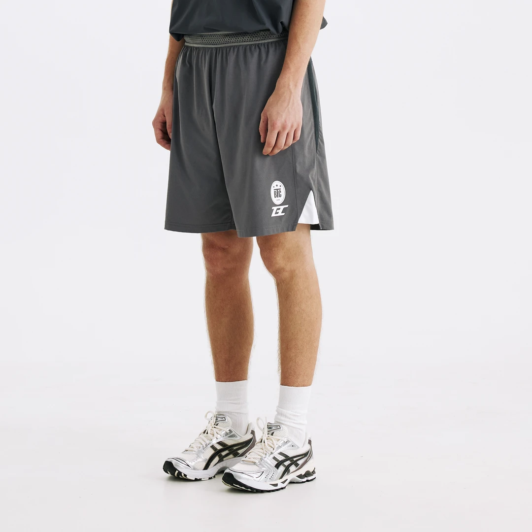 TBALLERBRAND运动速干防晒网眼拼接短裤blokecore足球训练球裤