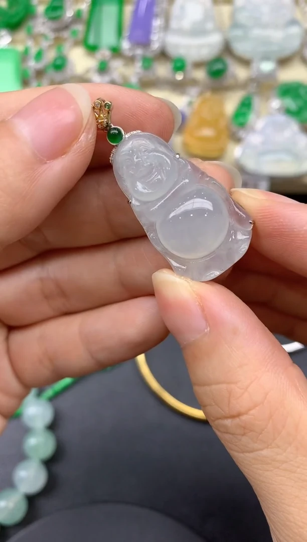 【闪购商品】翡翠颈饰18K金镶嵌314-中国好珍宝