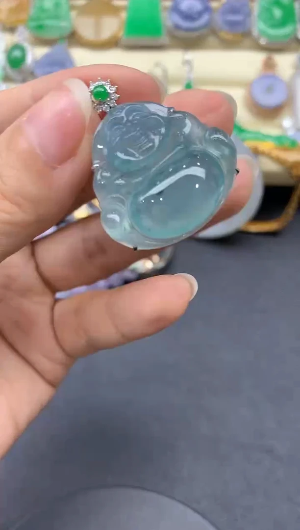 【闪购商品】翡翠颈饰18K金镶嵌532-中国好珍宝