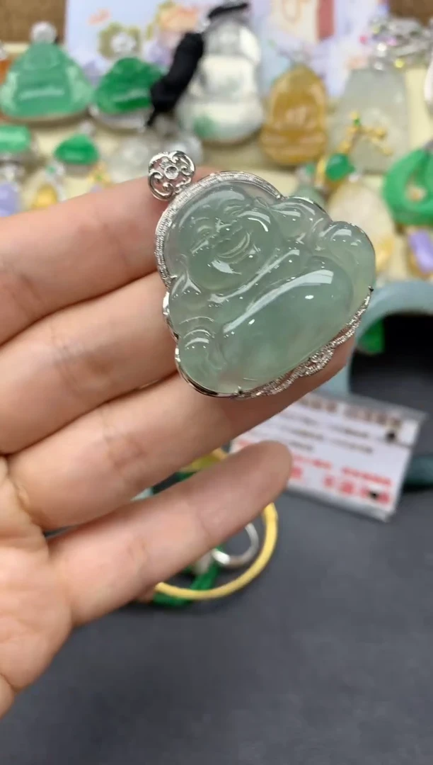 【闪购商品】翡翠颈饰18K金镶嵌390-中国好珍宝1