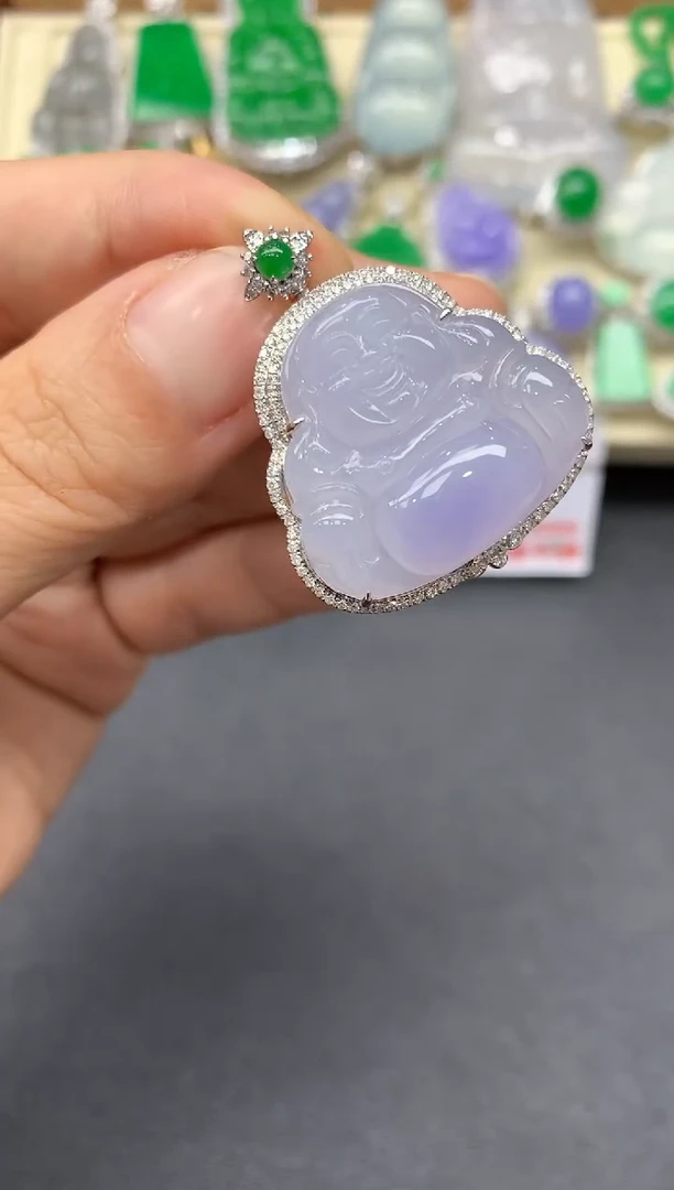 【闪购商品】翡翠颈饰18K金镶嵌468-中国好珍宝