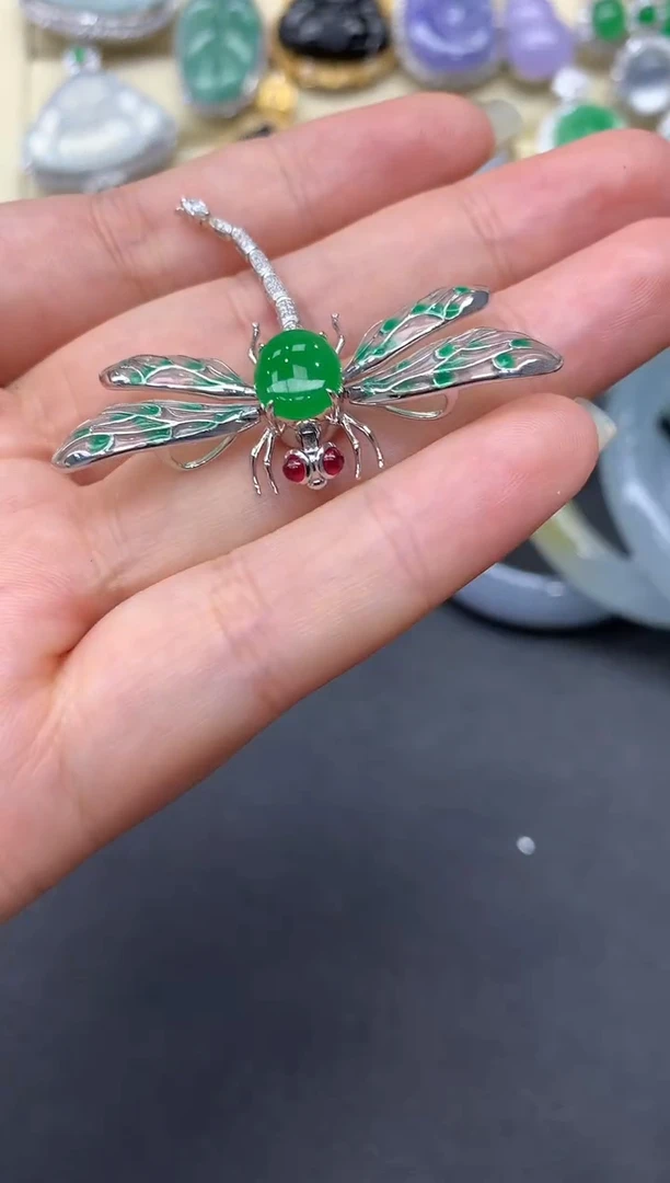 【闪购商品】翡翠颈饰18K金镶嵌850-多人