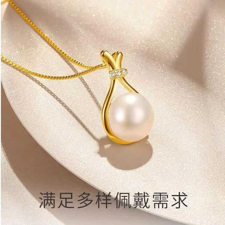 OULLEN 钛钢项链 百搭女款时尚不掉色福袋贝珠项链女颈链ins首饰