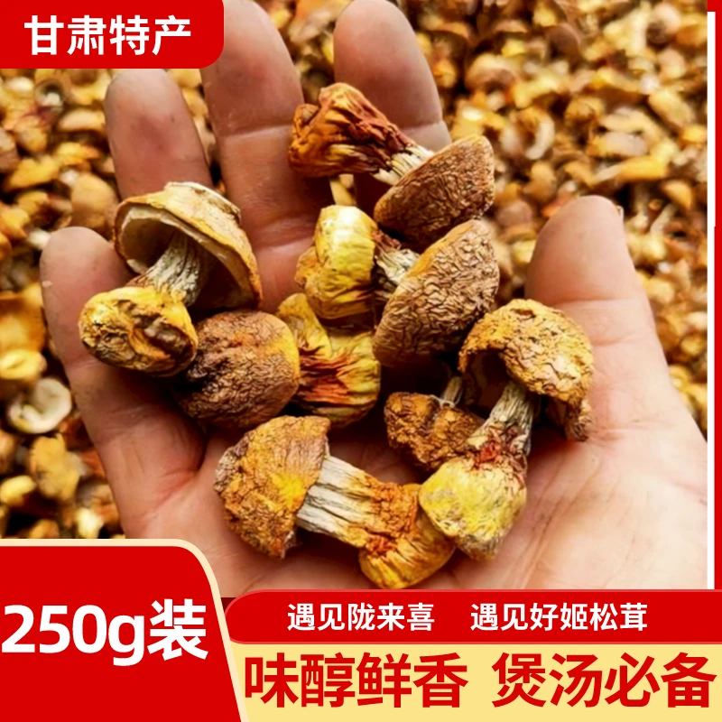 姬松茸250g袋装食用菌散装土特产干货农家土特产新货无熏硫 包邮