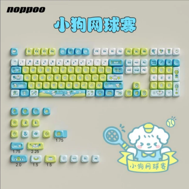 未使用 品牌 未使用  Noppoo机械键盘键帽 热升华全五面客制化小