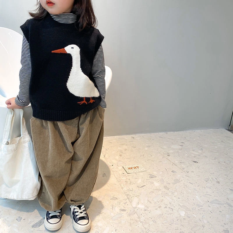 2024秋季新款宝宝男童女童毛线针织衫小童洋气男女秋冬童装儿童潮