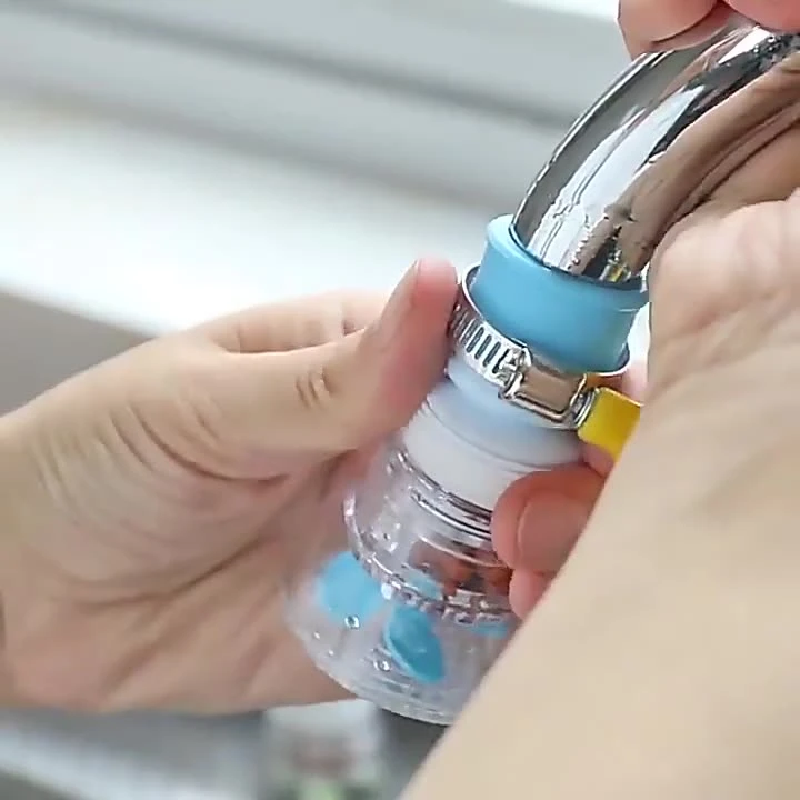 【2个包邮】水龙头防溅头厨房净水过滤器可伸缩旋转麦饭石花洒神器