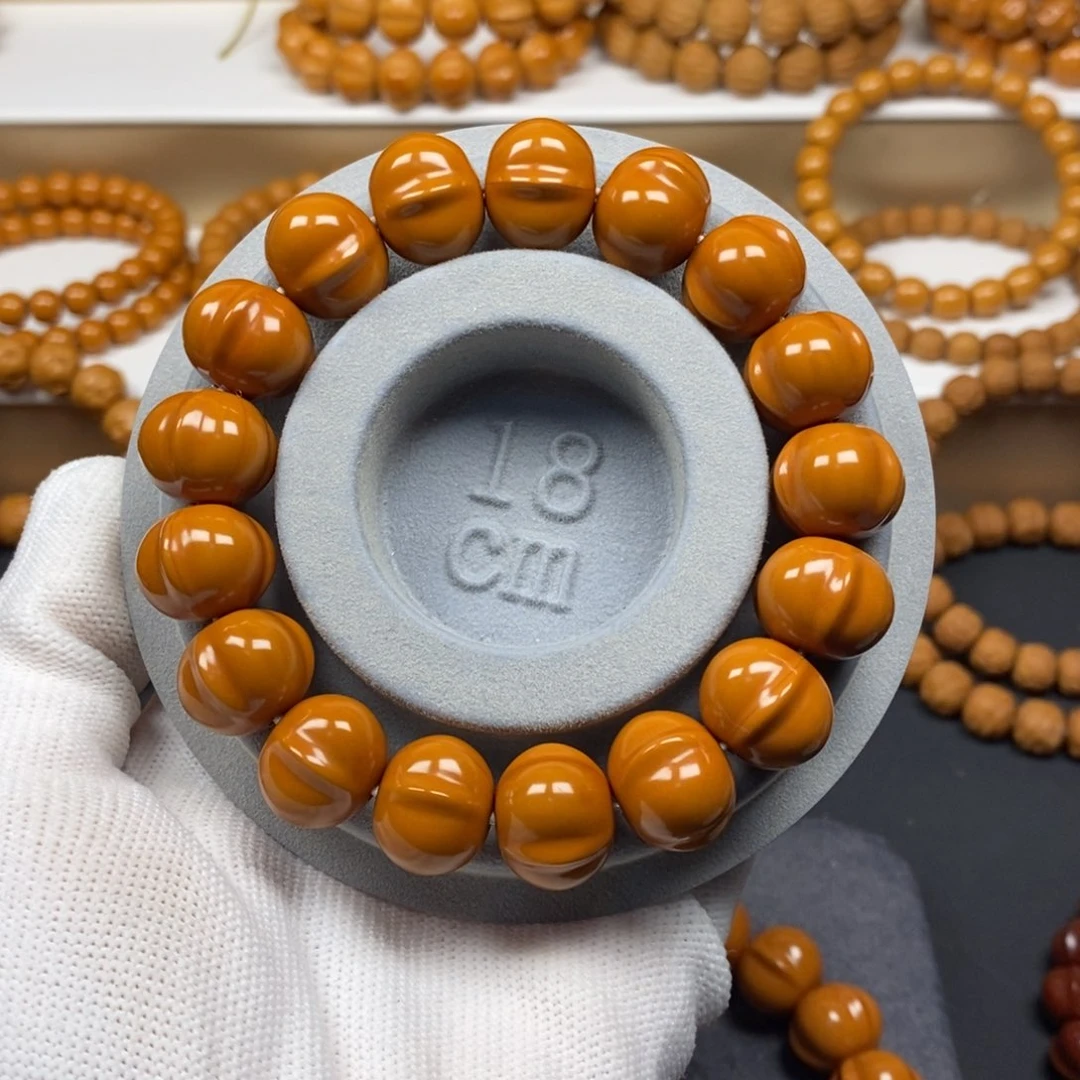 【闪购商品】猴头核桃手串三花鲨鱼16mm