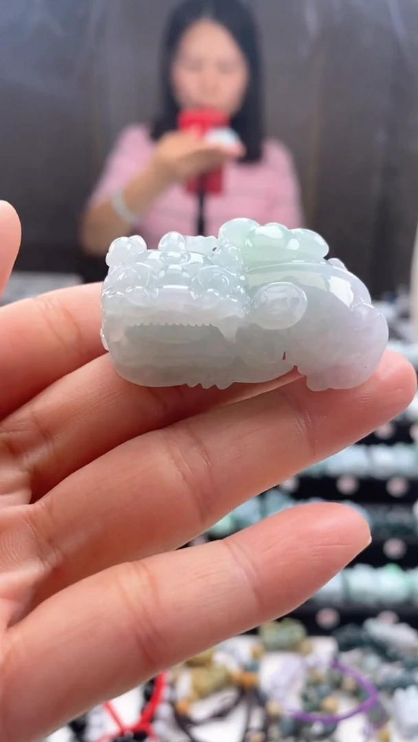 【闪购商品】翡翠颈饰未镶嵌霸王貔貅吊坠