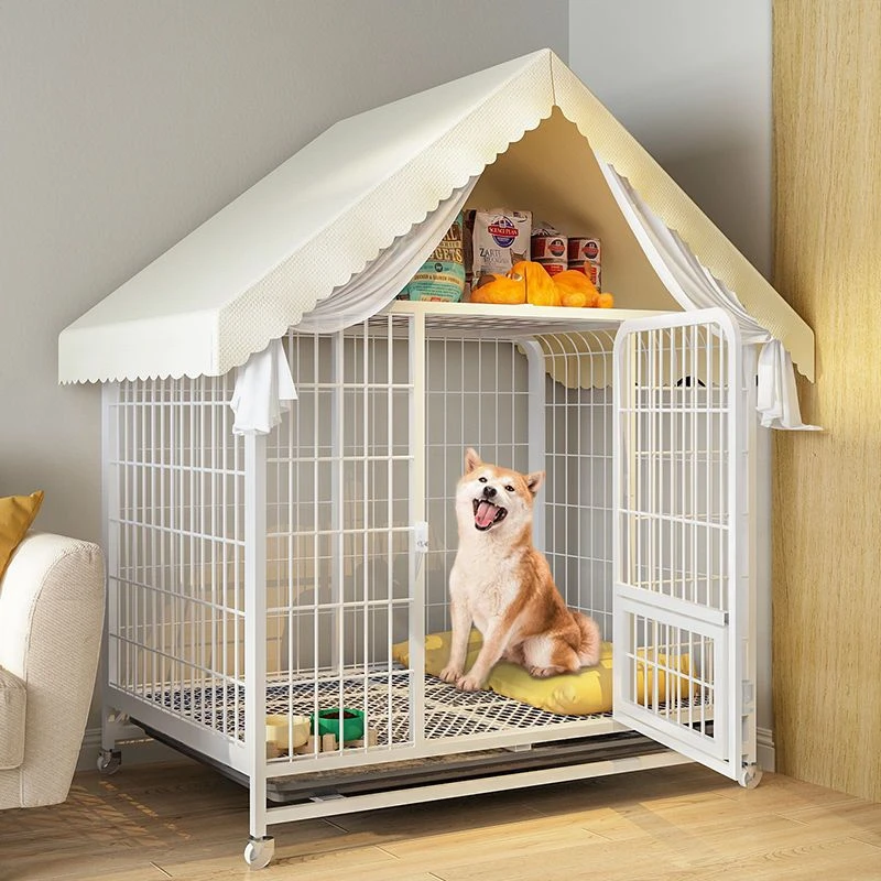 狗狗笼子狗笼子小型犬中型犬用带厕所分离柴犬柯基狗屋狗窝围栏