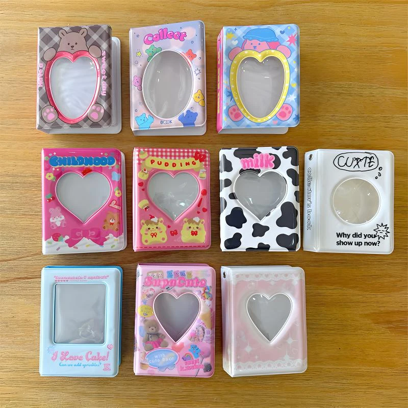 原创ins布丁小熊一宫格3寸拍立得相册小马宝莉爱豆小卡卡册收纳册