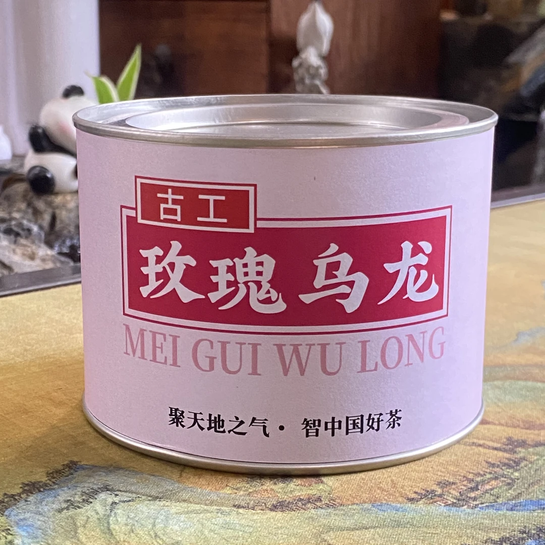 ZM玫瑰乌龙茶密封小圆罐装50克