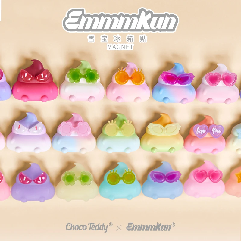 【拆盒】Emmm君多巴胺系列冰箱贴盲盒潮玩