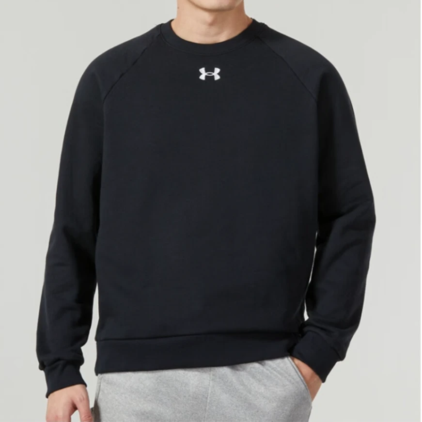 安德玛UA23秋冬加绒运动服跑步健身训练户外上衣休闲卫衣1379755