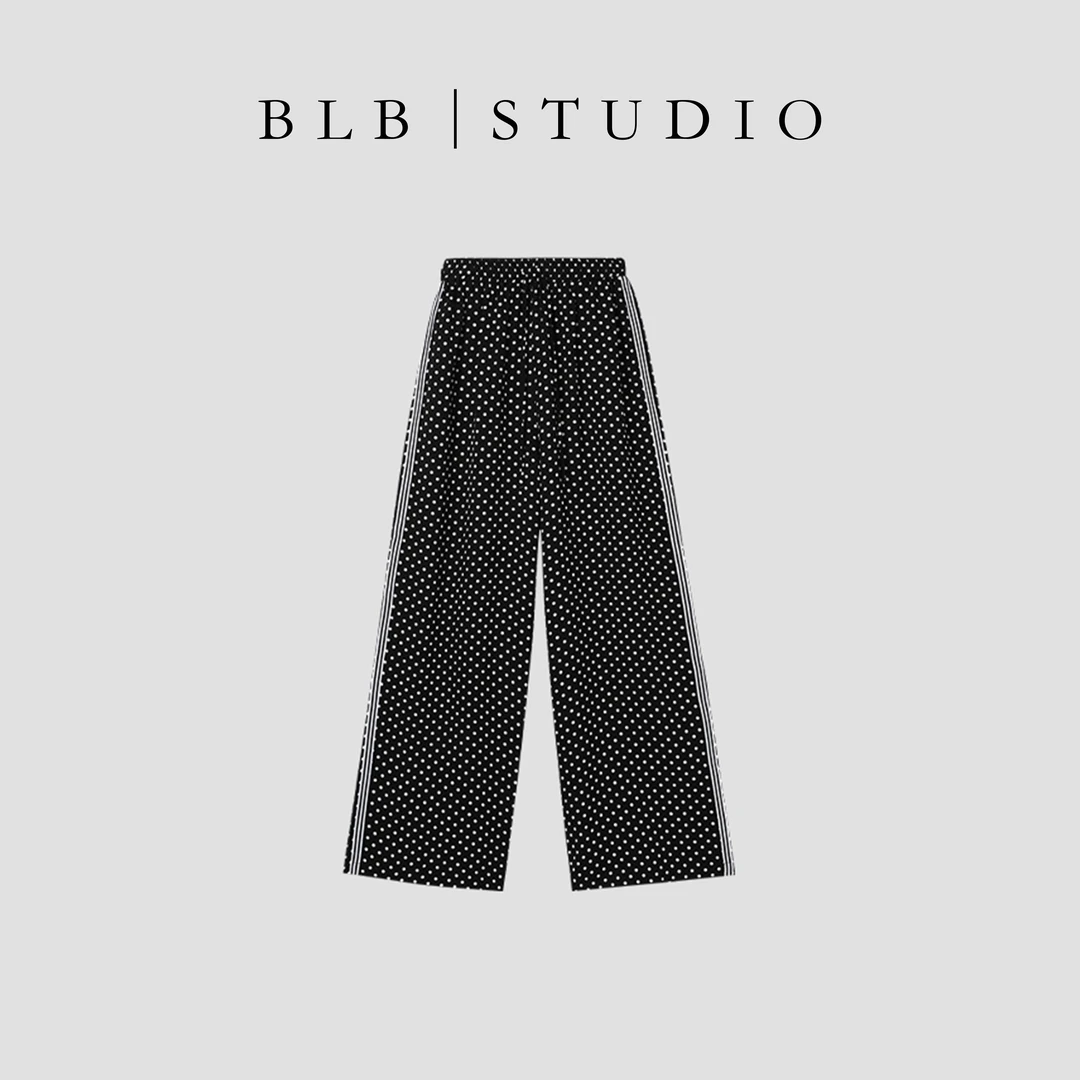 D.cousin   2025夏季新款设计感波点裤女 1219