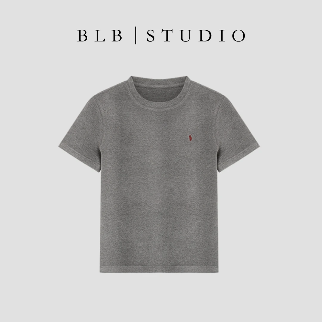 秋冬双面磨毛小马短T 百搭舒适显瘦时尚短袖 1571