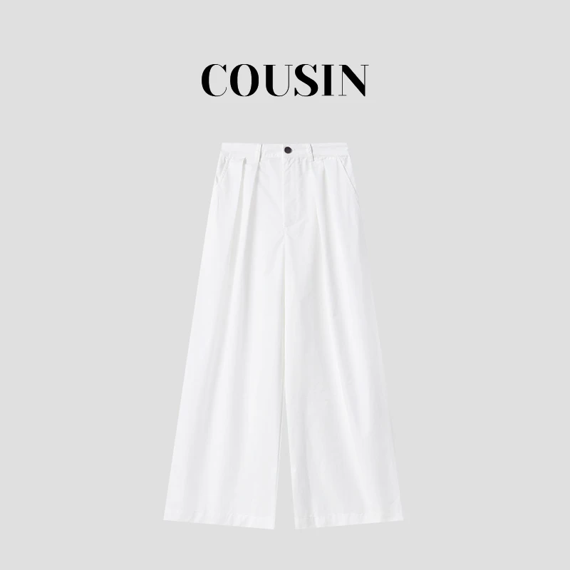 【BLB•板老板】新款夏季休闲高腰显瘦百搭直筒裤-1033