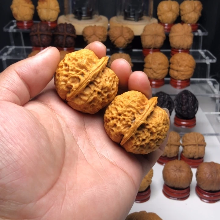 文玩核桃把件5野生铁核桃