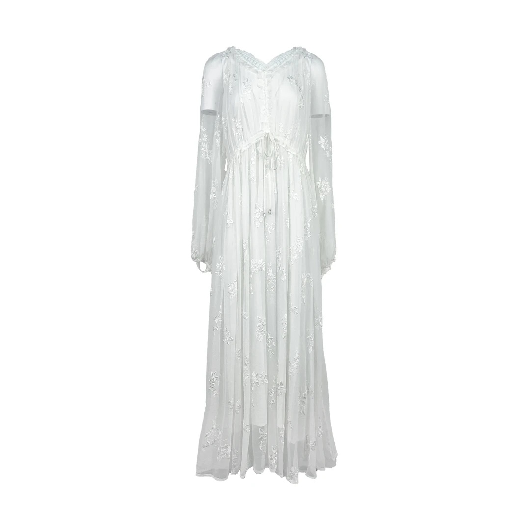 【2024-文文】重磅100桑蚕丝连衣裙Y24C9144