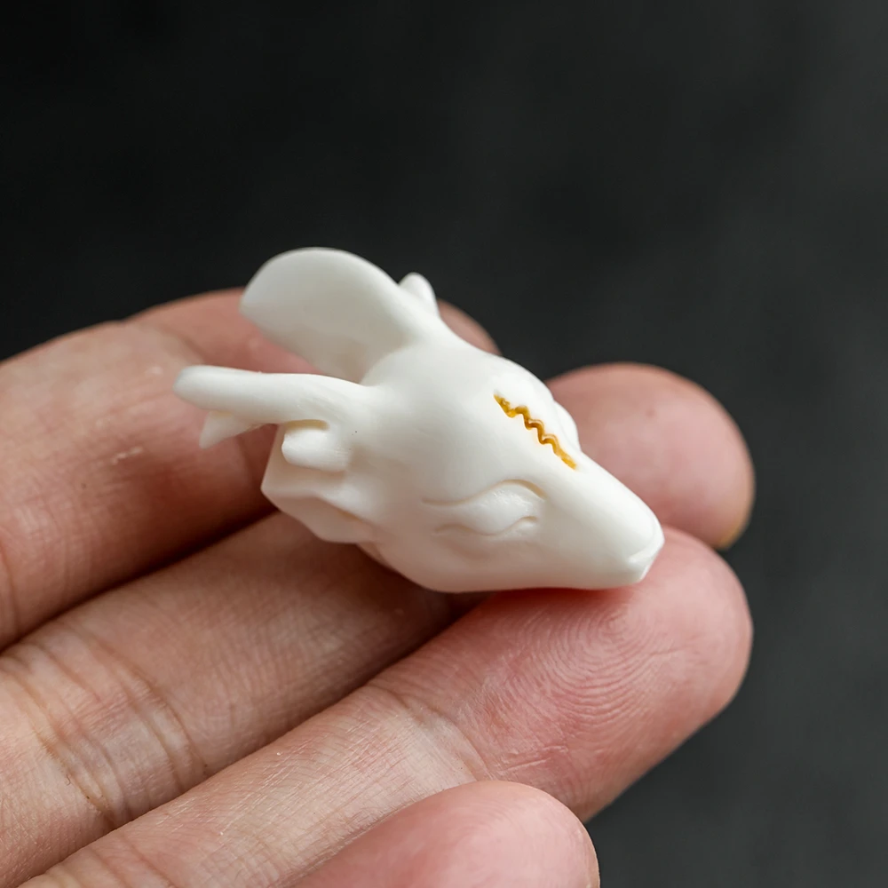 雕刻小鹿三通  鹿角  高密度质地坚硬