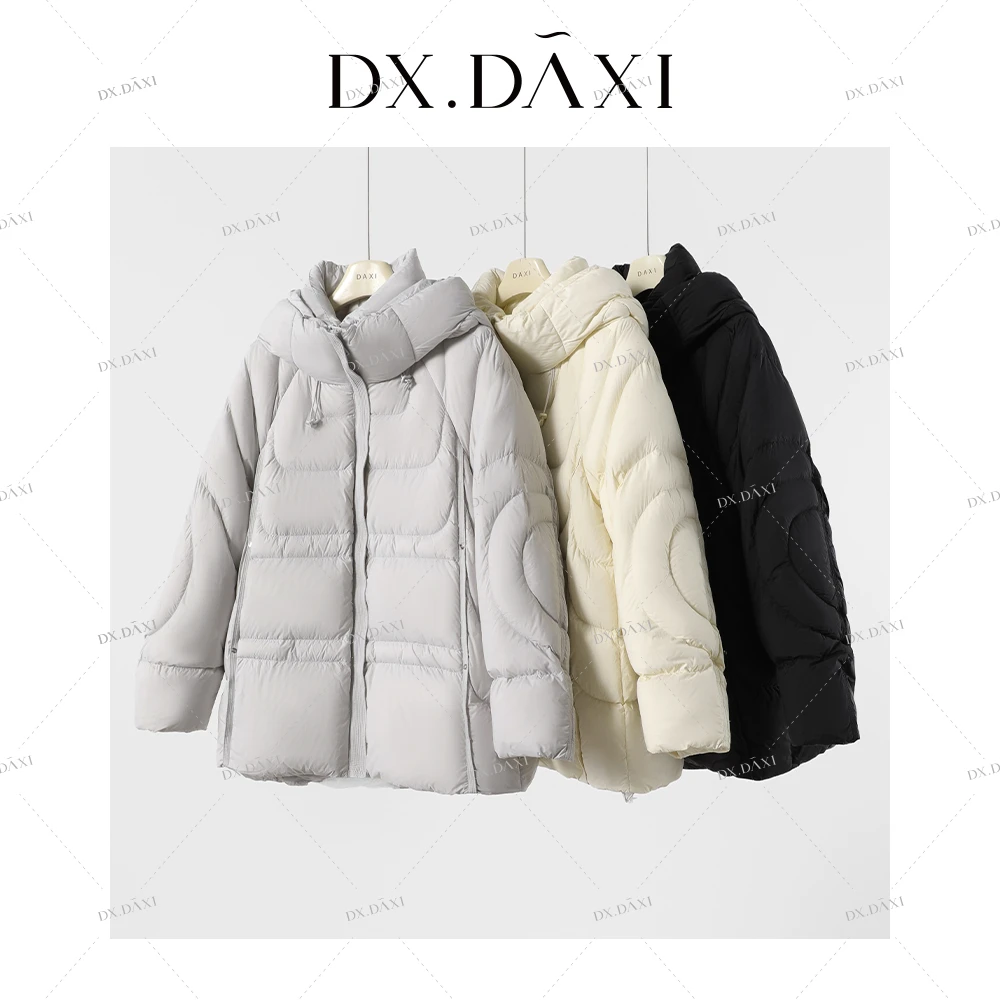 DX.DAXI【浮岛冰川】精致云氧系列轻柔云朵泡芙羽绒服88AW8527