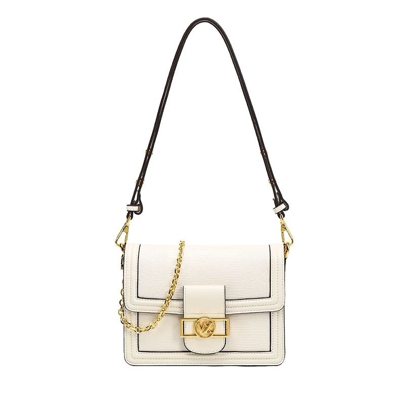 单肩时尚腋下百搭肩包女士白色简约潮流小方包