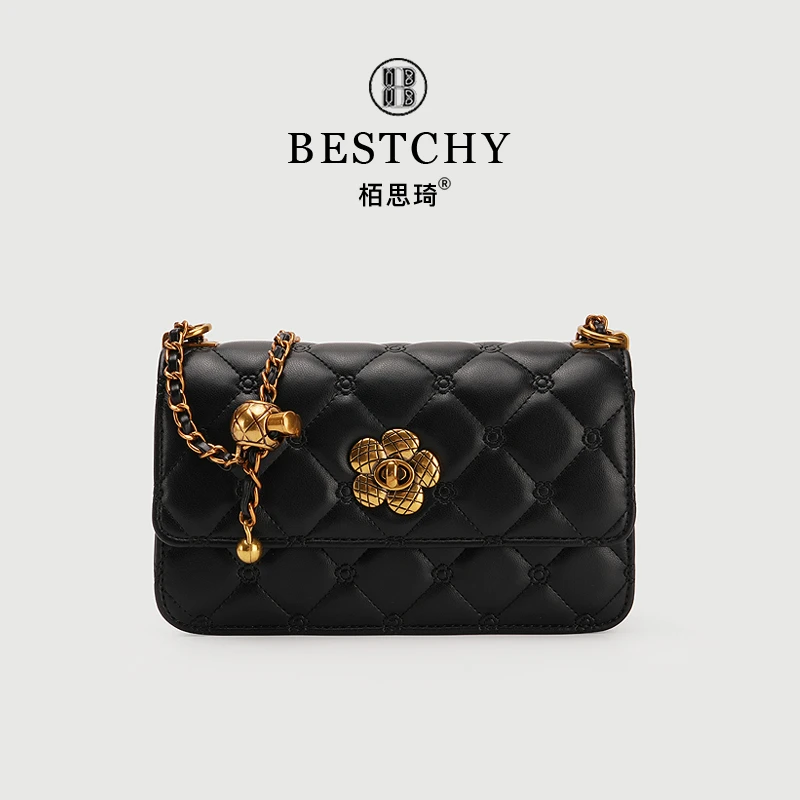 【Bestchy/栢思琦】小香风时尚链条包单肩小方包1237
