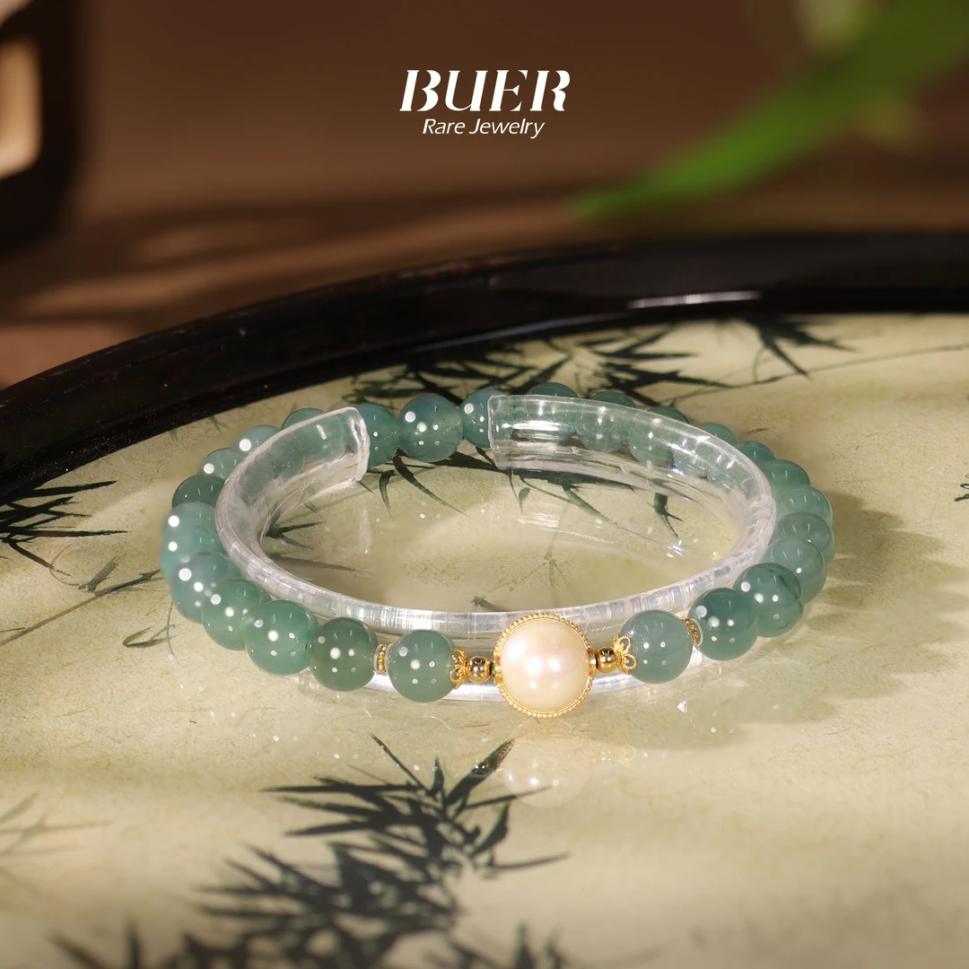 【不二X】翡翠18K金DIY单圈手串官方正品时尚高级轻奢时尚高档女款