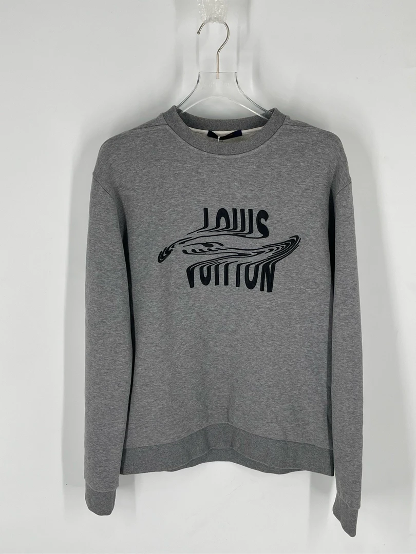 路易威登/Louis Vuitton 灰色圆领套头卫衣02151/L码/98新150以内