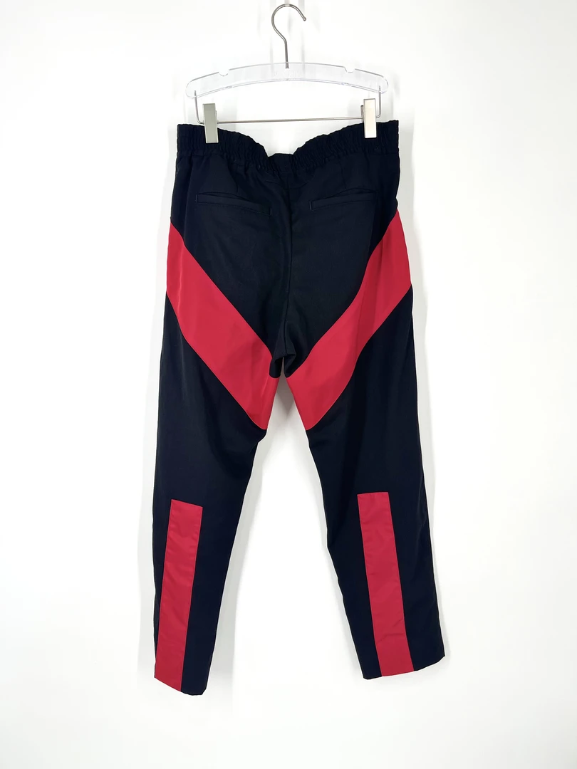 纪梵希/Givenchy 红色条纹休闲运动长裤卫裤 01363/99新/48码
