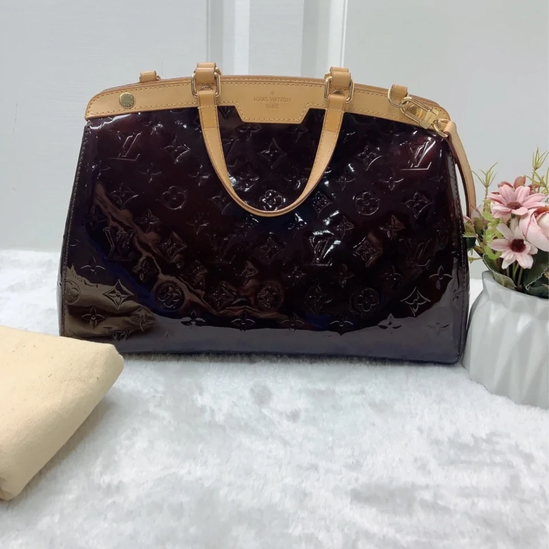 95新 LouisVuitton/路易威登 LV/漆皮医生包/送中检
